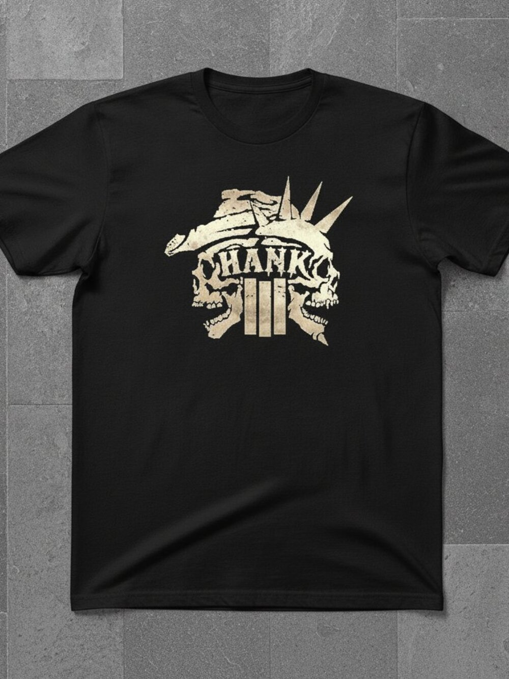 Punisher Skull Liberty Statue T-Shirt | Distressed Vintage Graphic Tee